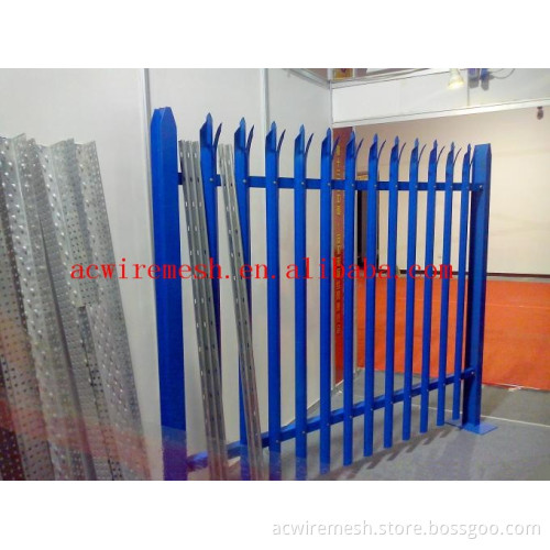 PVC-Coated&Galvanized Steel Palisade fence designs